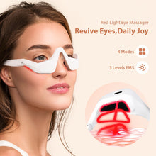 Load image into Gallery viewer, Microcurrent Massaging Eye Beauty Device with EMS and Red Light for Eye Massage and Dark Circle Reduction