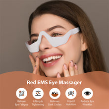 Load image into Gallery viewer, Microcurrent Massaging Eye Beauty Device with EMS and Red Light for Eye Massage and Dark Circle Reduction
